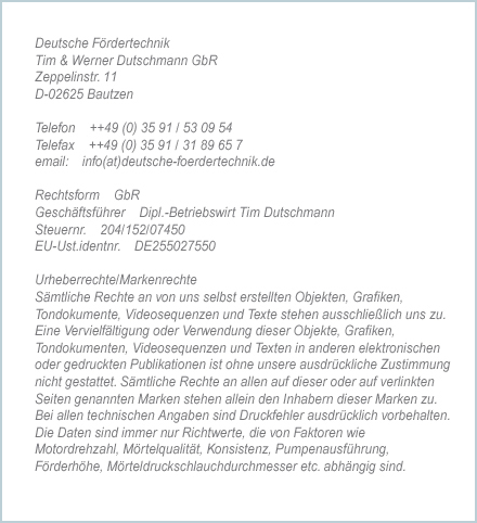 Hersteller Mischpumpen made in Germany